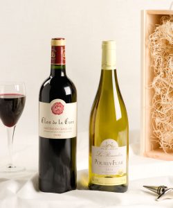2 bottle Luxury French wine gift