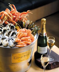 Seafood and Champagne